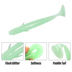 Dr.Fish 8pcs Soft Baits 4'' Glow in the Dark