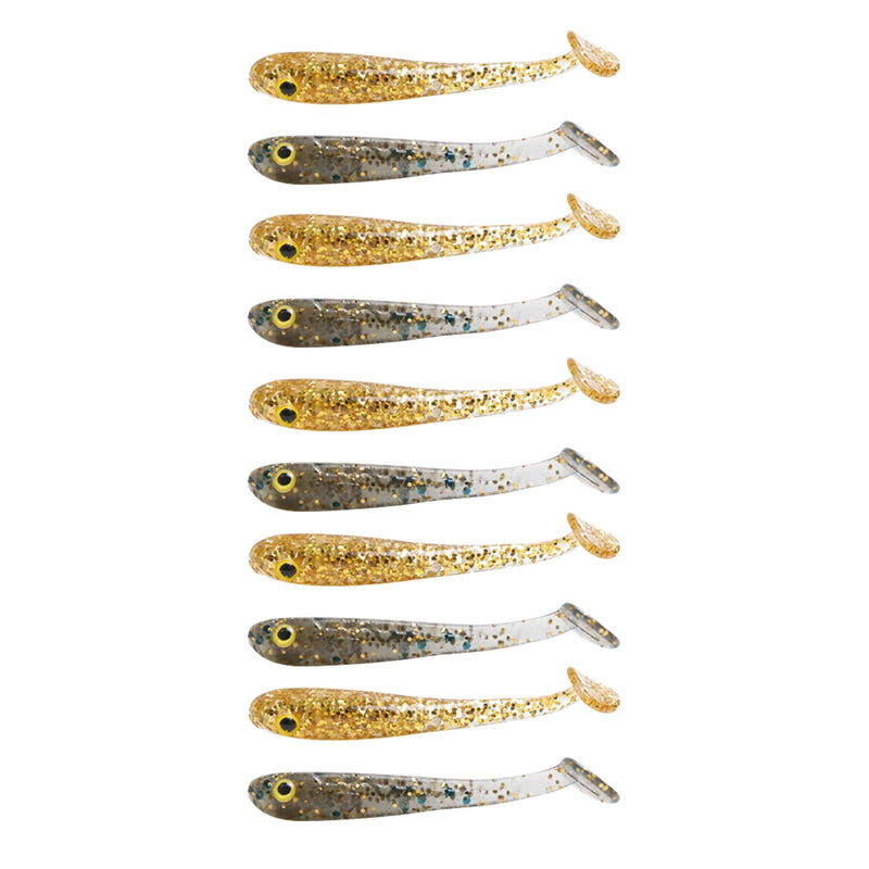 Dr.Fish 10pcs Flashing Glitter Soft Baits 1.57'' - Dr.Fish Tackles