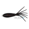 Dr.Fish 10pcs Soft Plastic Tail Worms 2.5''