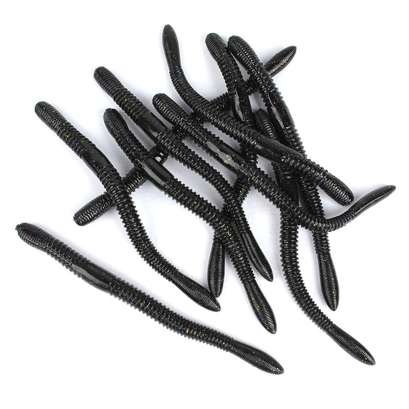 Dr.Fish 10pcs Floating Wacky Worms 4.5''