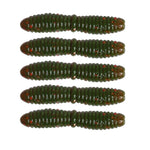 Dr.Fish 15pcs Ice Fishing Soft Worms 1.38''