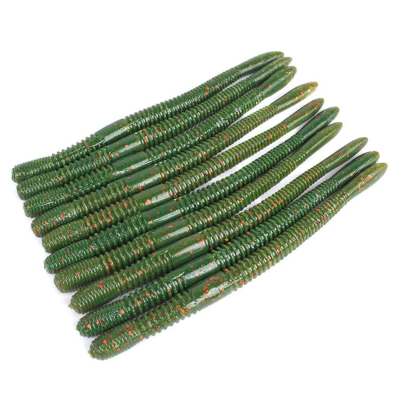 Dr.Fish 10pcs Floating Wacky Worms 4.5''