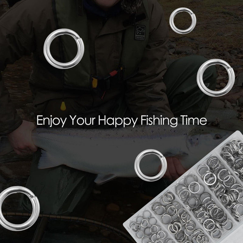 Dr.Fish 200pcs Split Rings Kit
