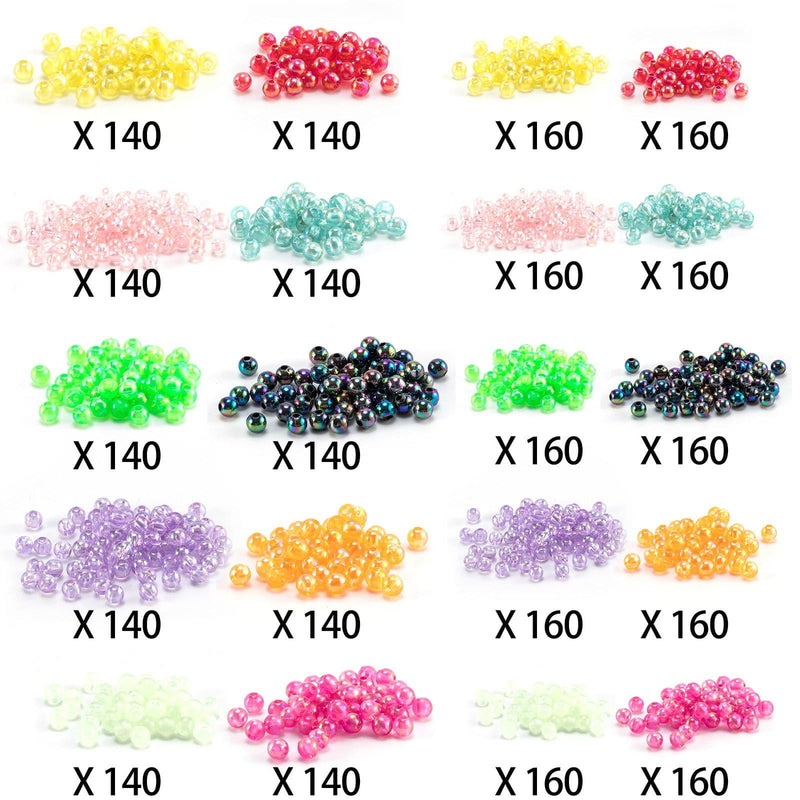 Dr.Fish 3000pcs Fishing Beads Kit 4-5mm