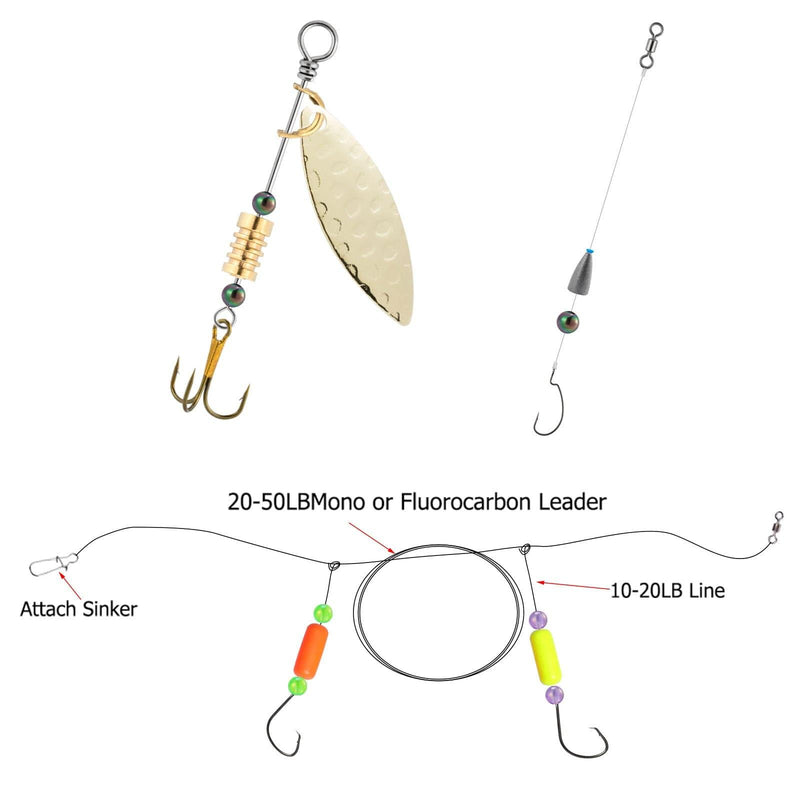 Dr.Fish 3000pcs Fishing Beads Kit 4-5mm