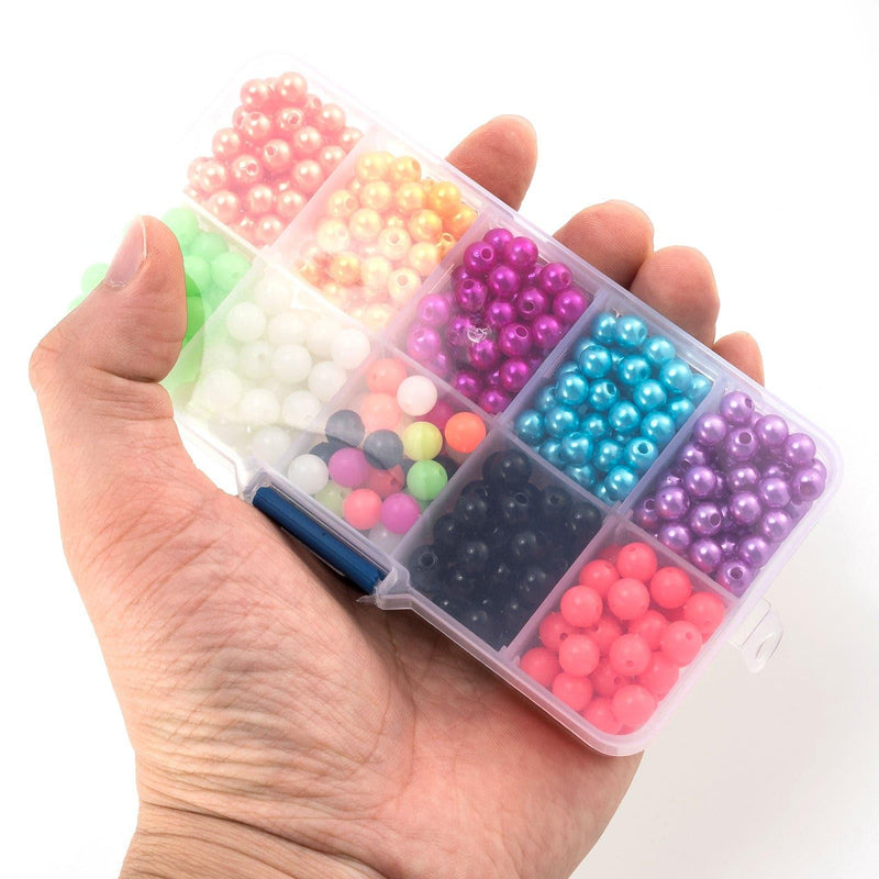 Dr.Fish 550pcs Fishing Beads Kit 6-7mm