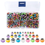 Dr.Fish 500pcs Fishing Beads Kit 4/6/8mm