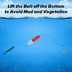 Dr.Fish 10pcs Cigar Peg Floats 3 Sizes