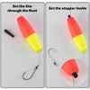 Dr.Fish 10pcs Cigar Peg Floats 3 Sizes