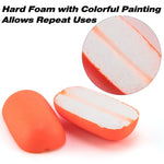 Dr.Fish 100pcs Cylinder Foam Floats 3 Sizes