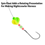 Dr.Fish 60pcs Spin Foam Floats 0.66''