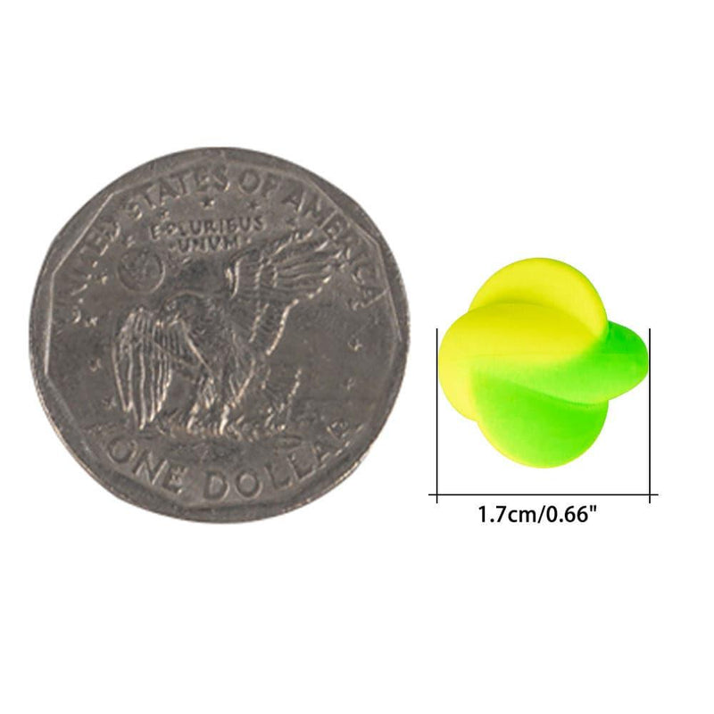 Dr.Fish 60pcs Spin Foam Floats 0.66''