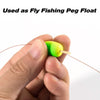 Dr.Fish 60pcs Bullet Foam Floats 3 Sizes