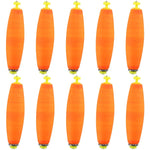 Dr.Fish 10pcs Cigar Weighted Snap-on Floats