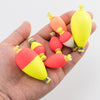 Dr.Fish 10pcs Weighted Snap-on Floats