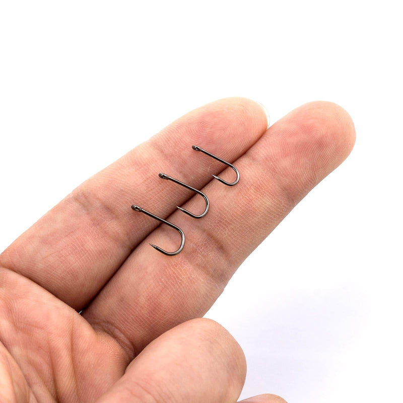 Dr.Fish 50pcs Eyed Barbless Hooks