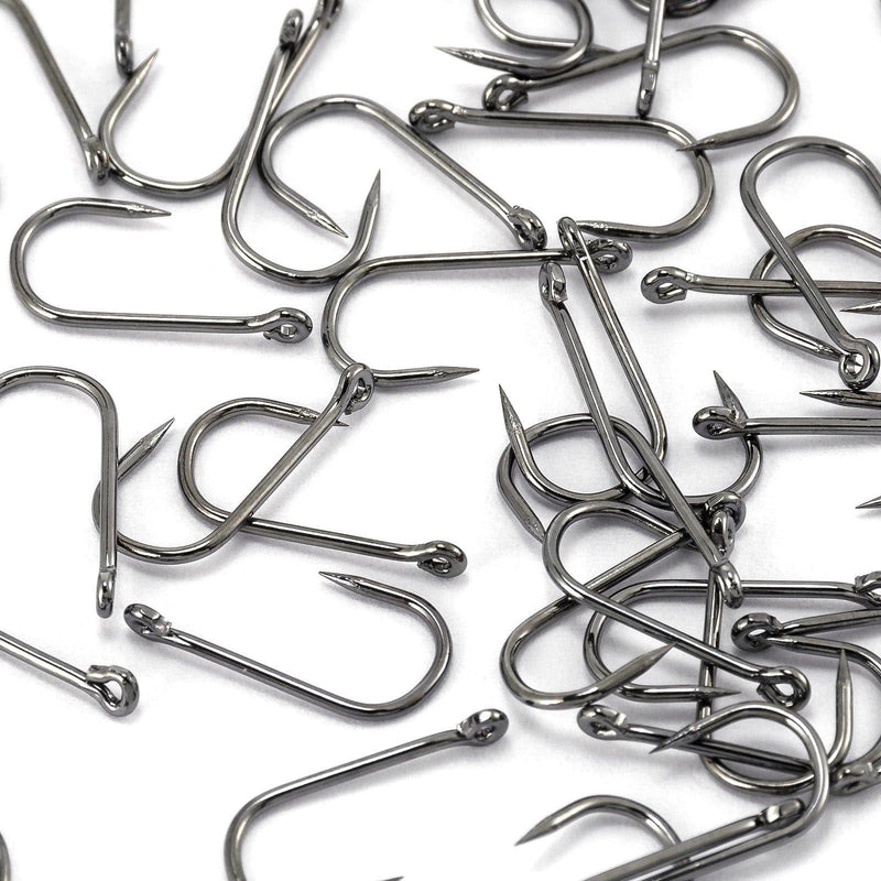 Dr.Fish 50pcs Eyed Barbless Hooks - Dr.Fish Tackles