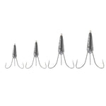 Dr.Fish 5/10pcs Snagging Hooks Weighted Treble Hooks