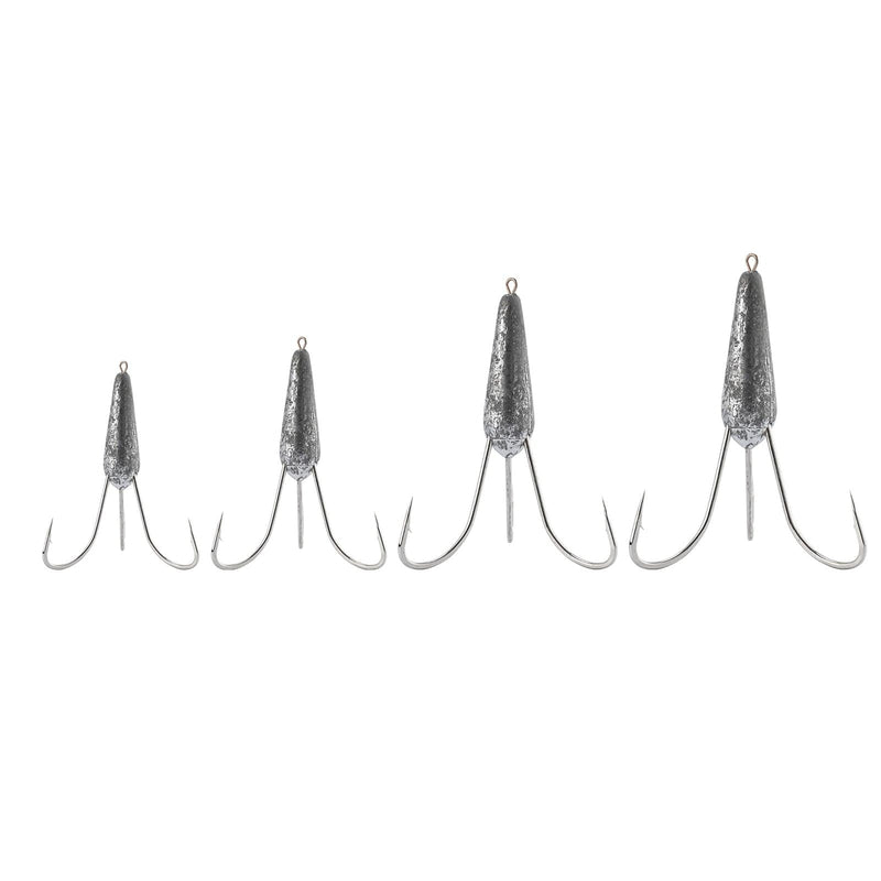 Dr.Fish 5/10pcs Snagging Hooks Weighted Treble Hooks