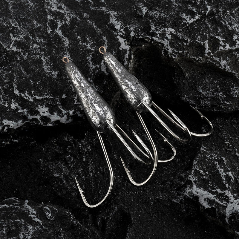 Dr.Fish 5/10pcs Snagging Hooks Weighted Treble Hooks