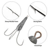 Dr.Fish 5/10pcs Snagging Hooks Weighted Treble Hooks