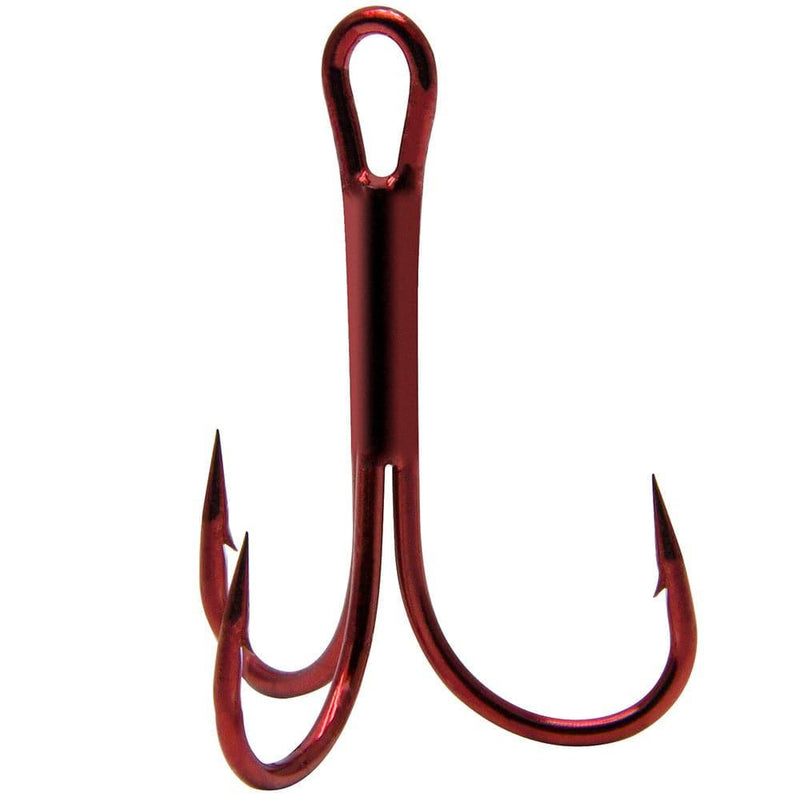 Dr.Fish 60pcs Treble Hooks Red #10 to #1 - Dr.Fish Tackles