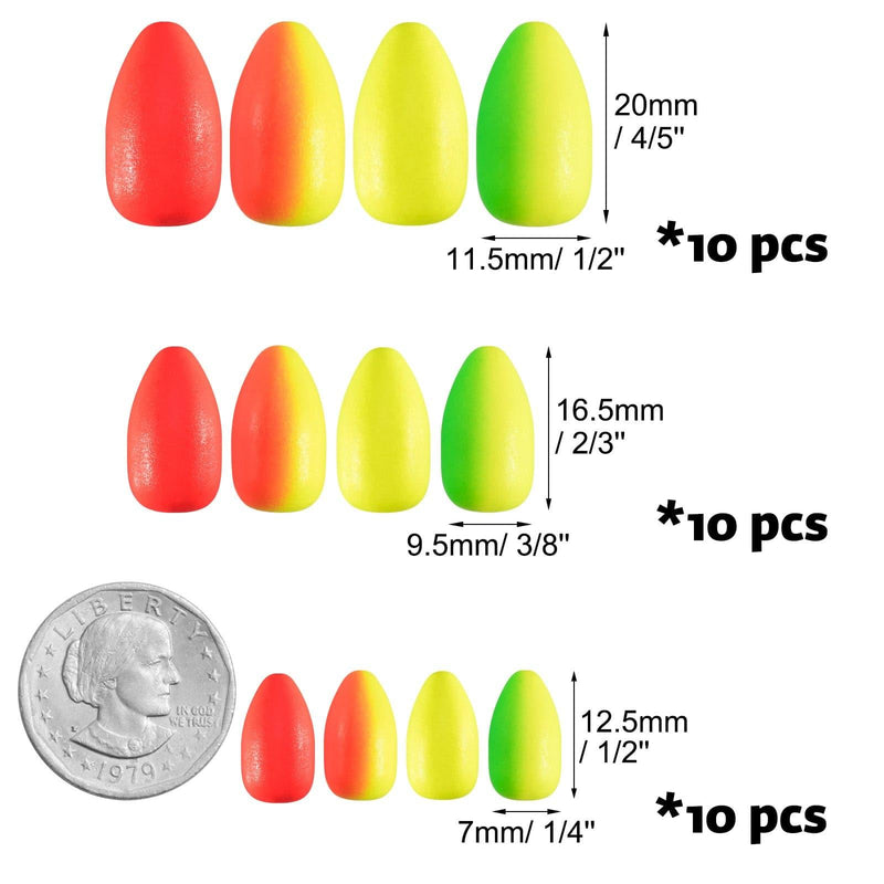 Dr.Fish 120/150pcs Foam Fishing Floats Kit
