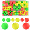 Dr.Fish 120/150pcs Foam Fishing Floats Kit