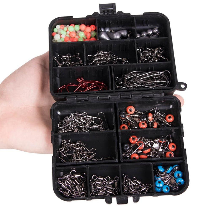 Dr.Fish 262pcs Terminal Tackles Kit with Box