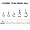 Dr.Fish 150pcs Fly Fishing Snaps Kit