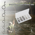 Dr.Fish 150pcs Fly Fishing Snaps Kit