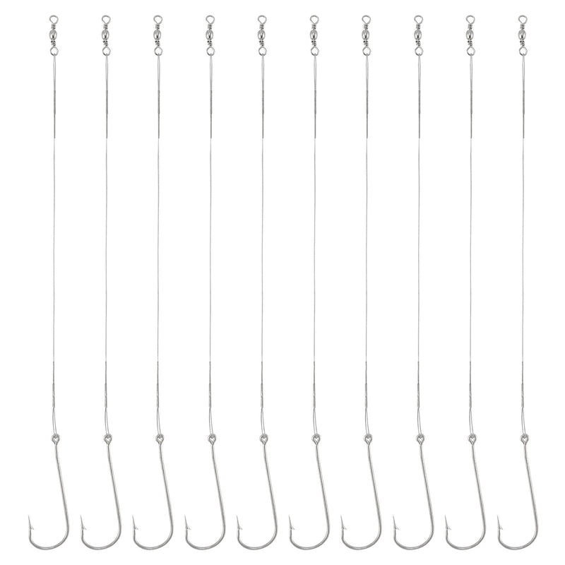 Dr.Fish 30pcs Fishing Wire Leaders Hook Rig