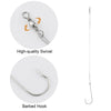 Dr.Fish 30pcs Fishing Wire Leaders Hook Rig