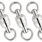 Dr.Fish 20pcs Dual Spinning Ball Bearing Swivels 65-530lb