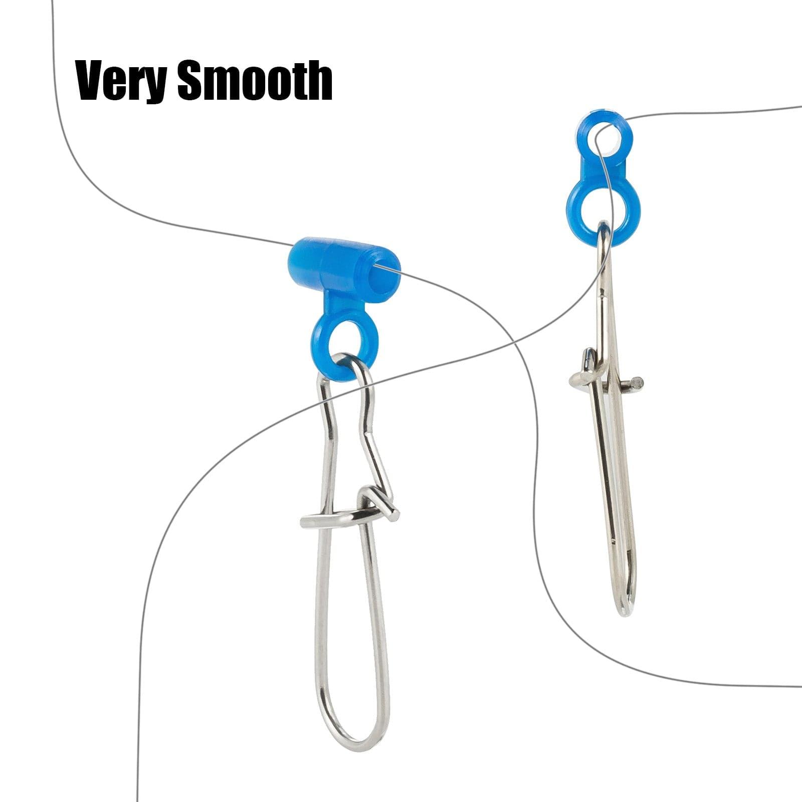 50/100x Heavy Duty Fishing Sinker Slide & Duo Lock Snap Swivel – Freshwater & Sea – TheSiliconValley