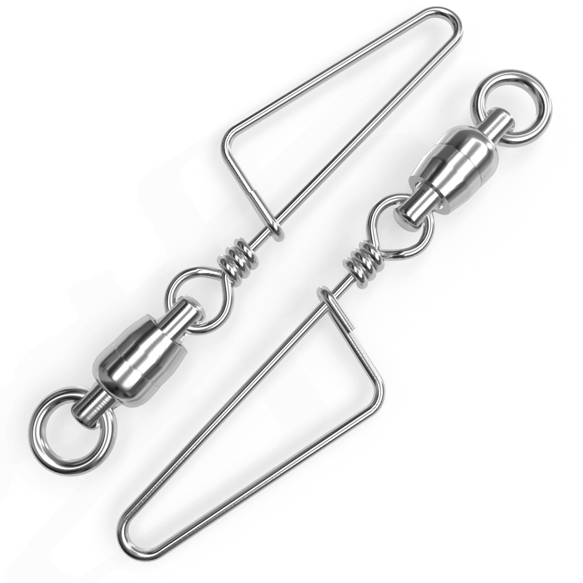 Dr.Fish Stainless Steel Ball Bearing Swivels with Coastlock Snap