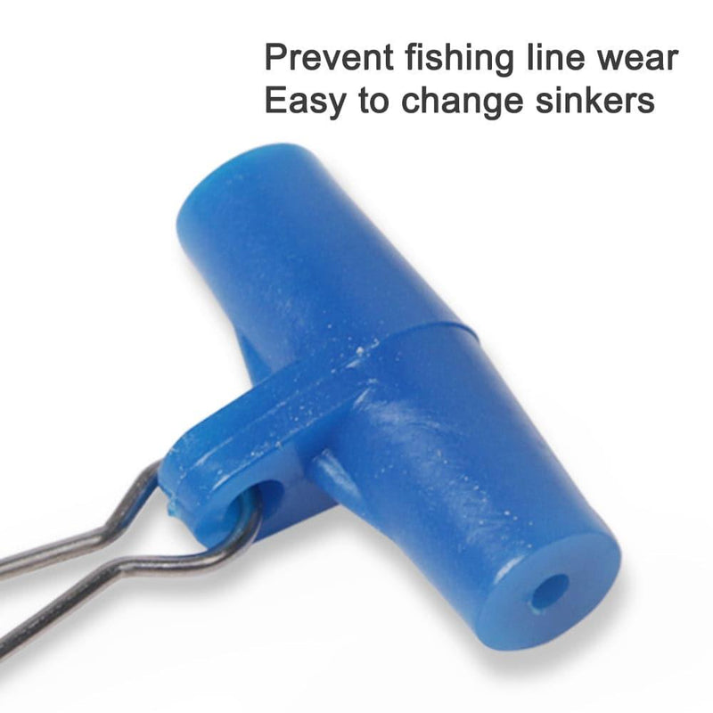 Dr.Fish 30pcs Sinker Slider with Hooked Snap 77-110lb - Dr.Fish Tackles
