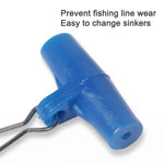 Dr.Fish 30pcs Sinker Slider with Hooked Snap 77-110lb
