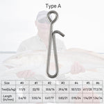 Dr.Fish 50pcs Fast Clips Type A 11-77lb