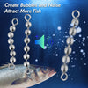 Dr.Fish 20pcs Bead Chain Swivels 4-6 Balls