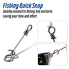 Dr.Fish 50pcs Fast Clips Lure Connector