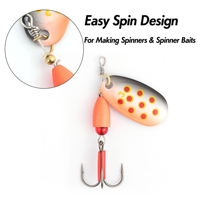 Dr.Fish 100pcs Spinner Clevis Easy-Spin - Dr.Fish Tackles