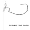 Dr.Fish 30pcs Spinner Shafts Looped Wire