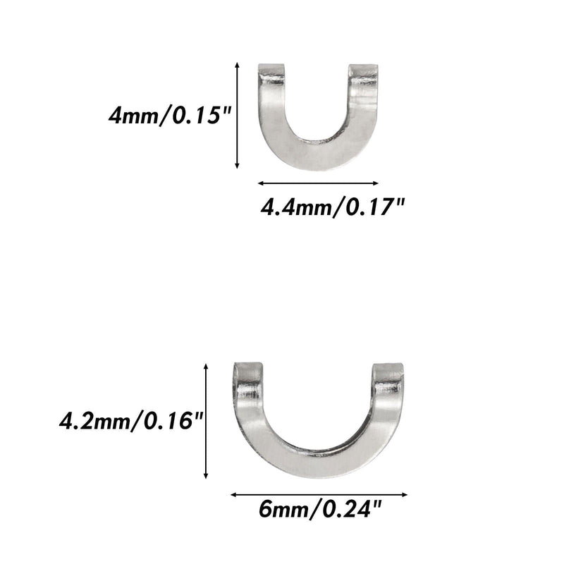 Dr.Fish 100pcs Folded Spinner Clevis