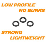 Dr.Fish 100pcs Fly Fishing Tippet Rings