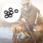 Dr.Fish 100pcs Fly Fishing Tippet Rings