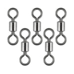 Dr.Fish 50pcs Fly Fishing Rolling Swivels