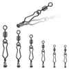 Dr.Fish 20pcs Speed Clip with Rolling Swivel 31-95lb