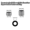 Dr.Fish 20pcs Weight & Rubber Stopper Kit