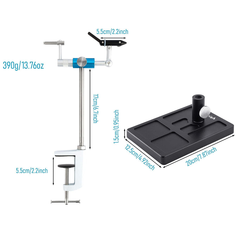 Dr.Fish Fly Tying Vise Aluminum Alloy